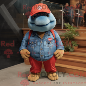 Red Glyptodon mascot...