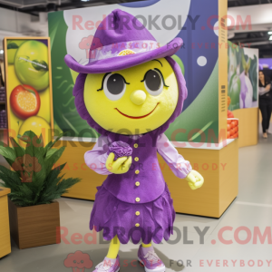 Postava maskota Purple...