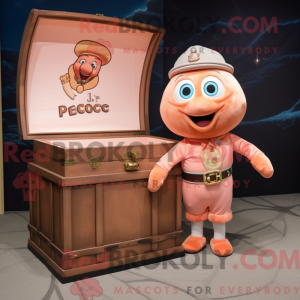 Maskottchenkostüm Peach...