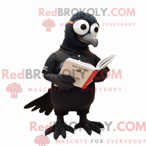 Black Dove mascot costume...