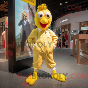 Yellow Chicken mascot...