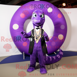 Purple Diplodocus mascot...