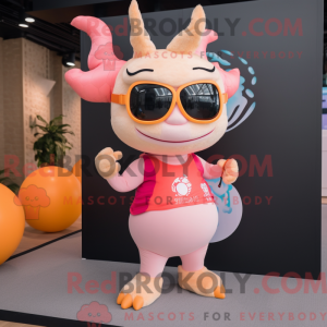 Figura de máscara de dragão...