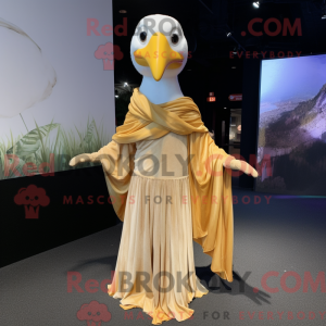 Gold Albatross mascot...