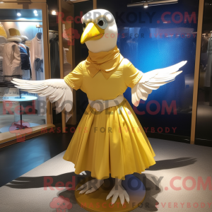 Gold Albatross maskot...