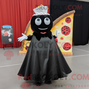 Postava maskota Black Pizza...