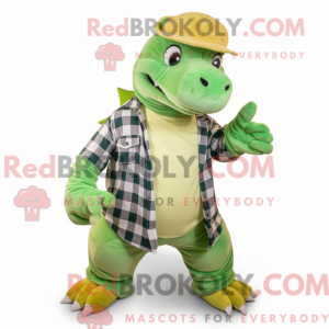 Limegrønn Ankylosaurus...