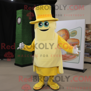 Lemon Yellow Lasagna mascot...
