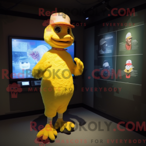 Yellow Chicken mascot...