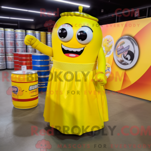 Yellow Soda Can mascot...