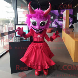 Costume mascotte du Diable...