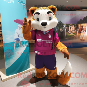 Magenta Marten mascot...