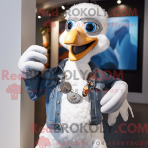 White Dodo Bird mascot...