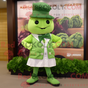 Spinat maskot kostume...