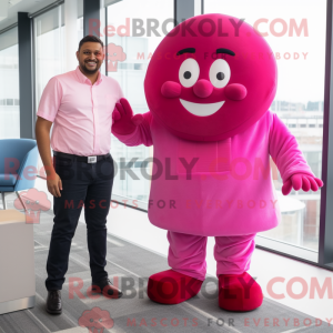 Magenta Candy mascot...