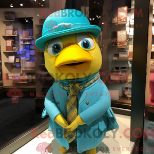 Turquoise Canary mascot...