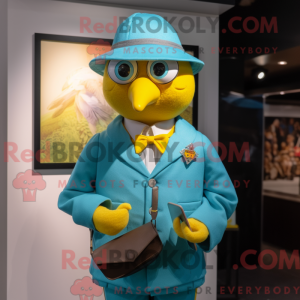 Turquoise Canary mascot...