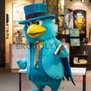 Turquoise Canary mascot...