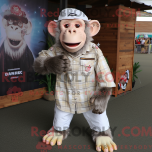 White Chimpanzee mascot...