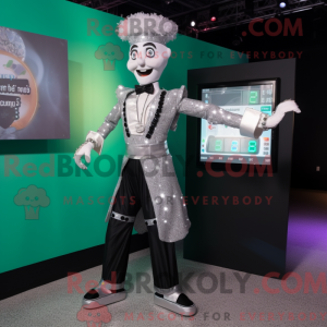 Silver Irish Dancer mascot...