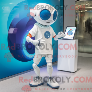 Crème Computer mascotte...
