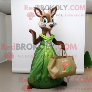 Olive Roe Deer mascot...