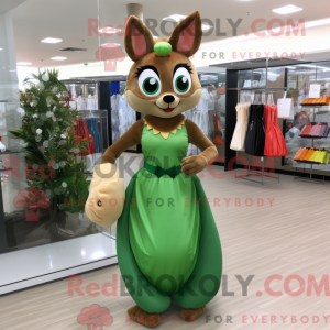 Olive Roe Deer maskot...