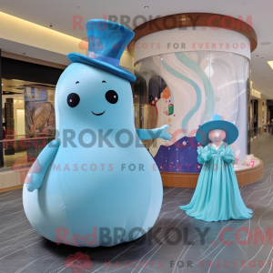 Cyan Narwhal máscara de...