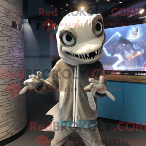Silver Barracuda mascot...