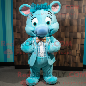 Turquoise Sow mascot...