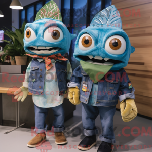 Cyan Fish Tacos...
