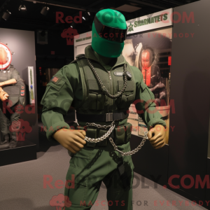 Costume mascotte de Gi Joe...