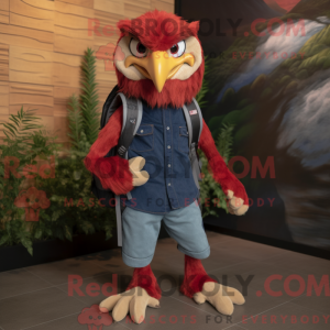Red Hawk Maskottchen Kostüm...