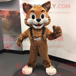 Costume mascotte de Bobcat...
