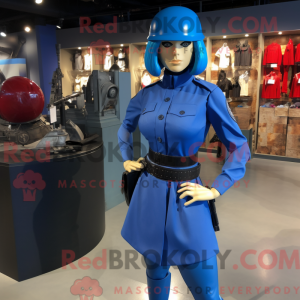 Figura de máscara azul Gi...