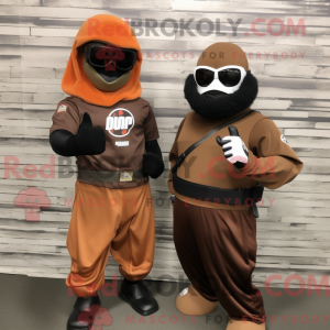 Brown Para Commando mascot...
