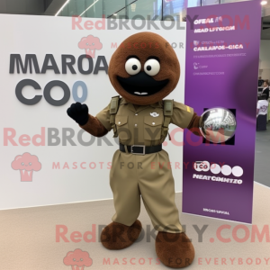 Brown Para Commando mascot...