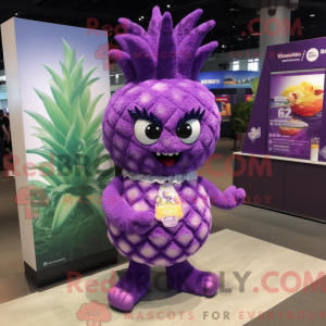 Purple Pineapple mascot...
