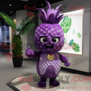 Purple Pineapple mascot...