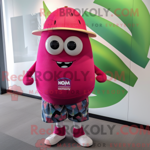 Magenta Melon mascot...