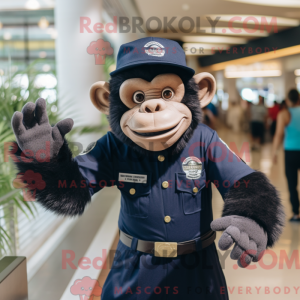 Navy Chimpanzee mascot...