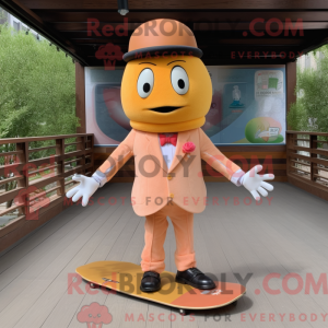 Peach Skateboard maskot...