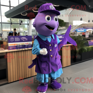 Purple Fish And Chips...