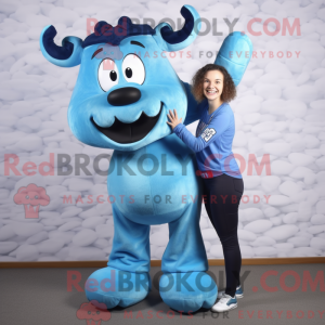 Blue Beef Stroganoff mascot...