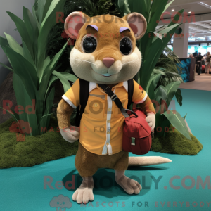 Brown Dormouse mascot...