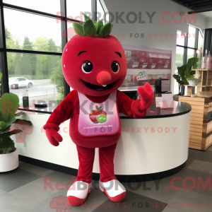 Magenta Strawberry maskot...