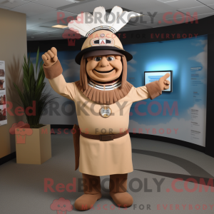 Tan Chief maskot drakt...