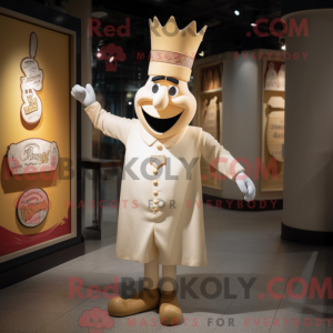 Cream King mascot costume...
