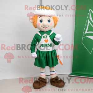 Irish Flag mascot costume...