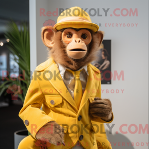 Mascotte de singe capucin...